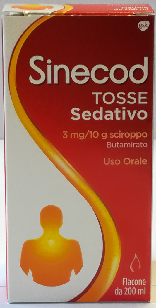 SINECOD TOSSE SED*200ML3MG/10G HALEON ITALY Srl