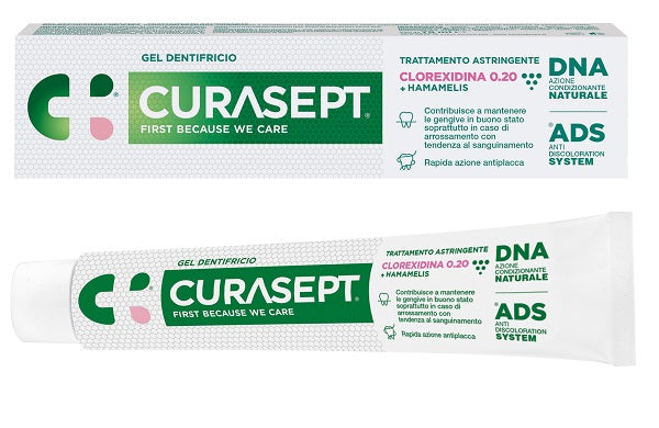CURASEPT GEL DENTIFRICIO ADS DNA TRATTAMENTO ASTRINGENTE 75 ML CURASEPT SpA