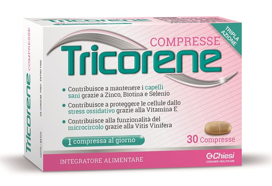 TRICORENE 30 COMPRESSE CHIESI FARMACEUTICI SpA