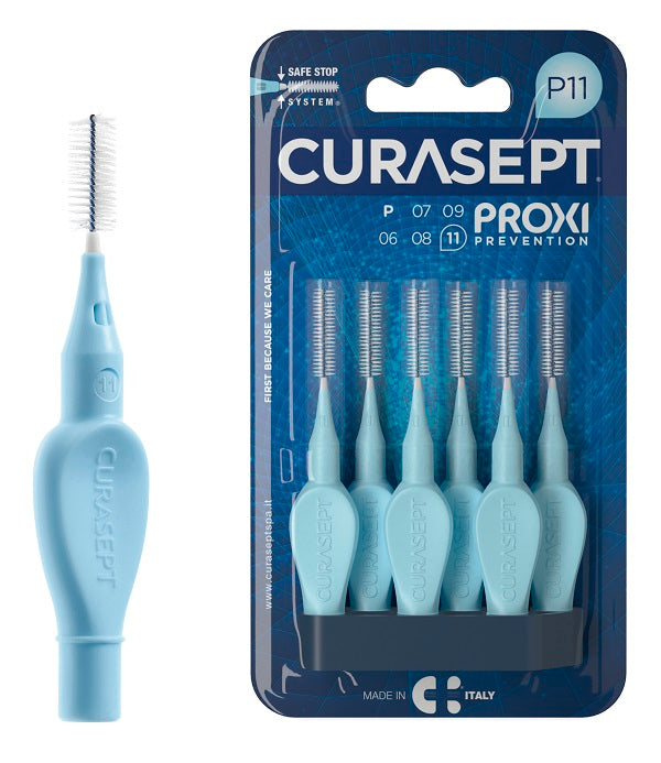 CURASEPT PROXI P11 AZZURRO/LIGHT BLUE 6 PEZZI