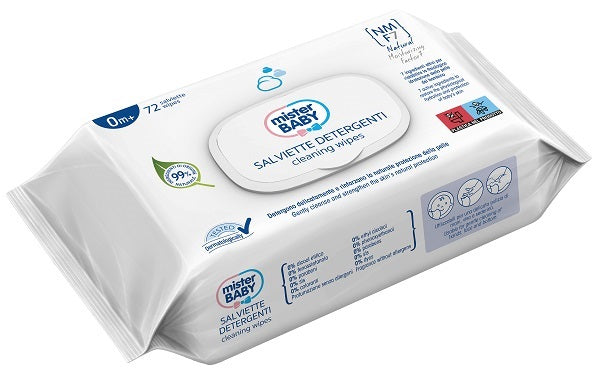 MISTER BABY SALVIETTE DETERGENTI 72 PEZZI COSWELL SpA