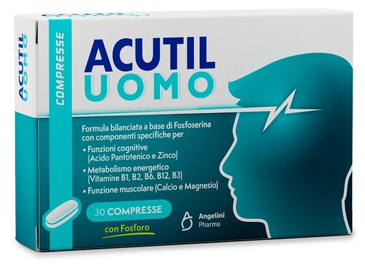 ACUTIL UOMO 30 COMPRESSE ANGELINI PHARMA ITALIA SpA