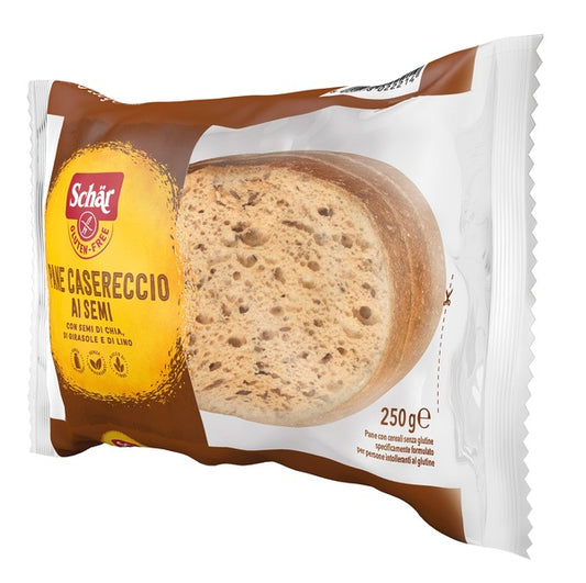 SCHAR PANE CASERECCIO AI SEMI SENZA LATTOSIO 250 G DR.SCHAR (SCHAER) SpA