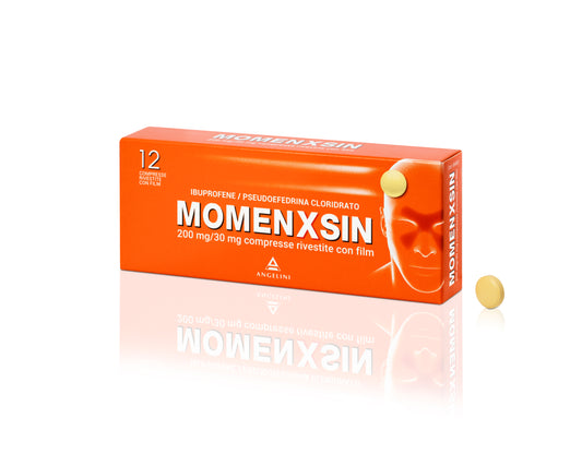 MOMENXSIN*12CPR 200MG+30MG ANGELINI PHARMA SpA
