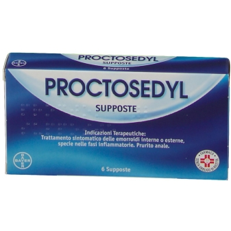 PROCTOSEDYL*6SUPPOSTE BAYER SpA
