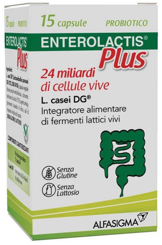 ENTEROLACTIS PLUS 15 CAPSULE ALFASIGMA SpA