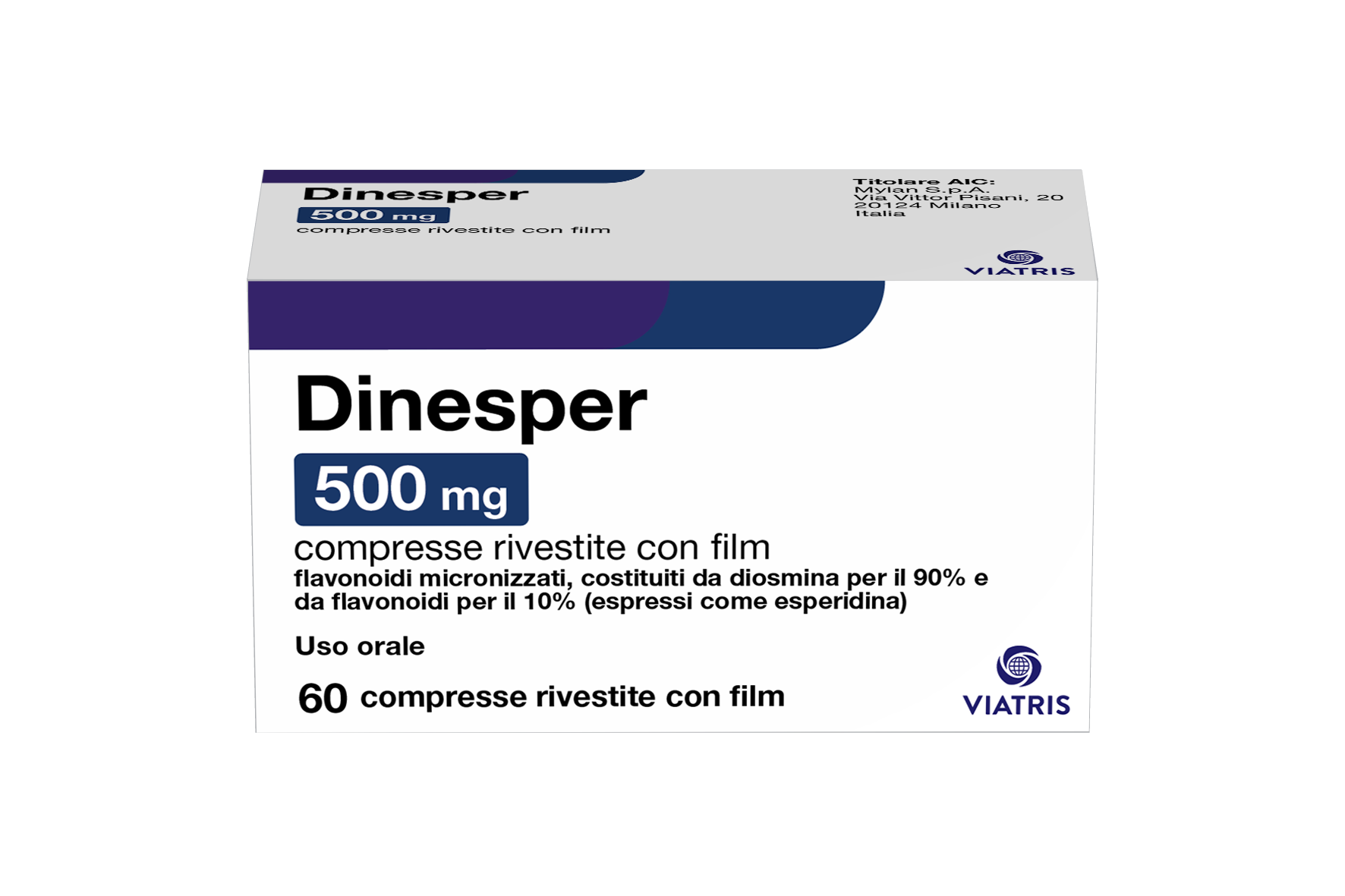 DINESPER*60CPR RIV 500MG