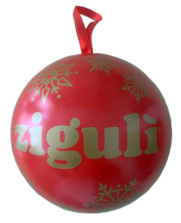 ZIGULI PALLINA FRAGOLA CHRISTMAS CONFEZIONE A FORMA DI PALLINA CONTENENTE 2 BLISTER AL GUSTO DI FRAGOLA 80 G