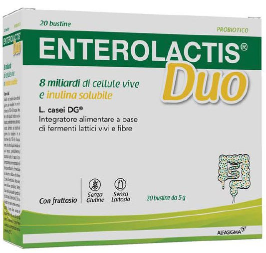 ENTEROLACTIS DUO 20 BUSTINE 5 G ALFASIGMA SpA