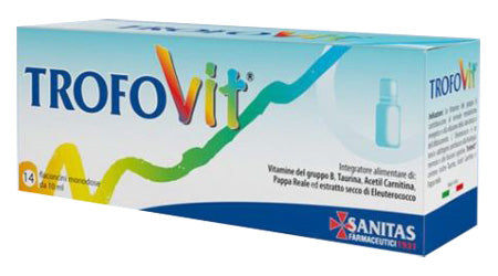 TROFOVIT 14 FLACONCINI 10 ML SANITAS LAB.CHIMICO FARM.Srl