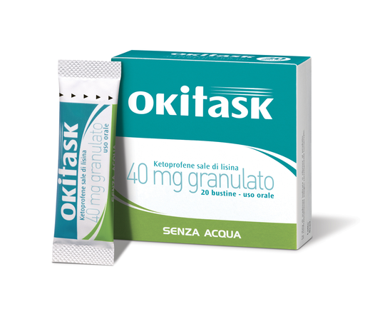 OKITASK*OS GRAT 20BUST 40MG DOMPE' FARMACEUTICI SpA
