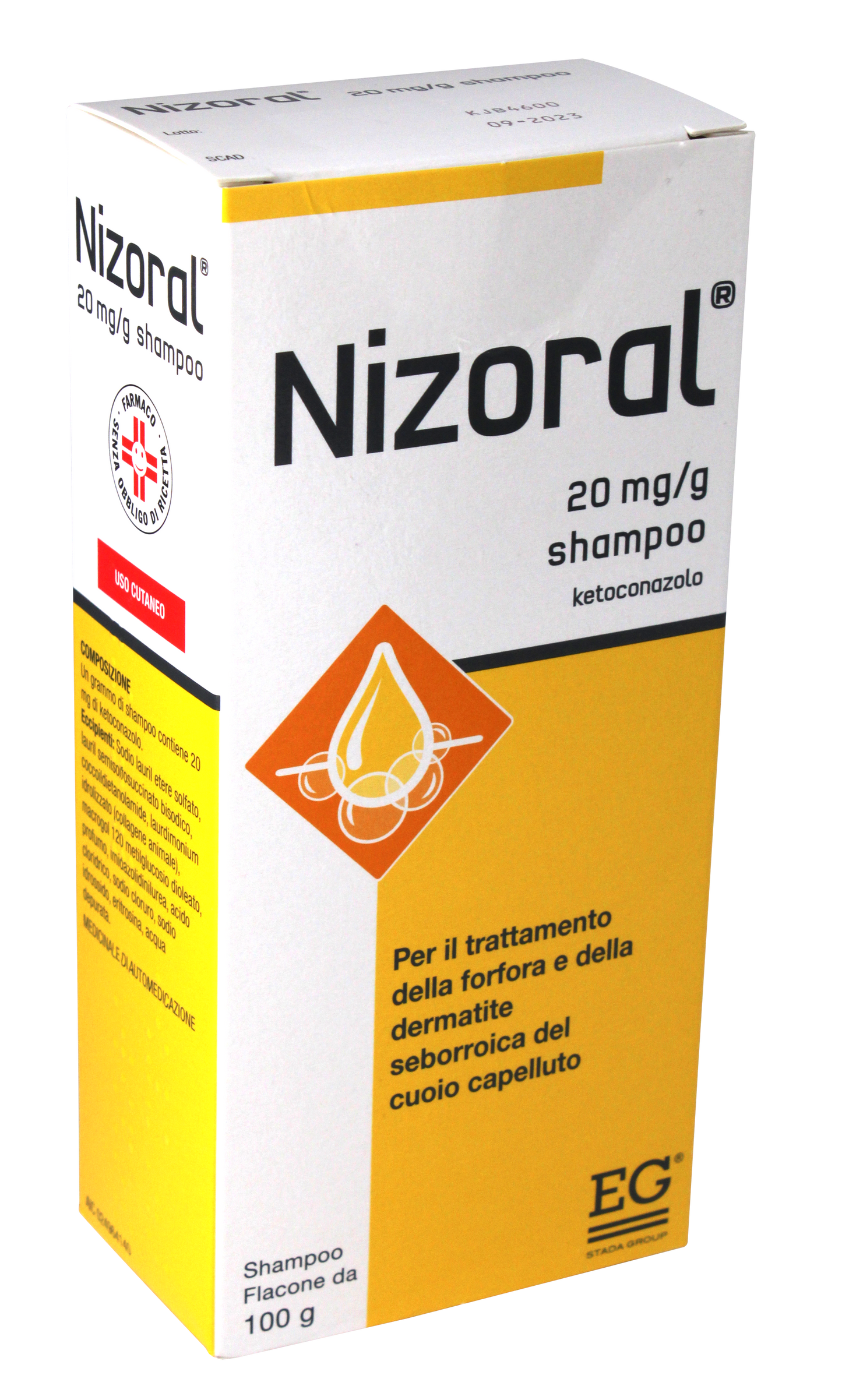 NIZORAL*SHAMPOO FL 100G 20MG/G EG SpA