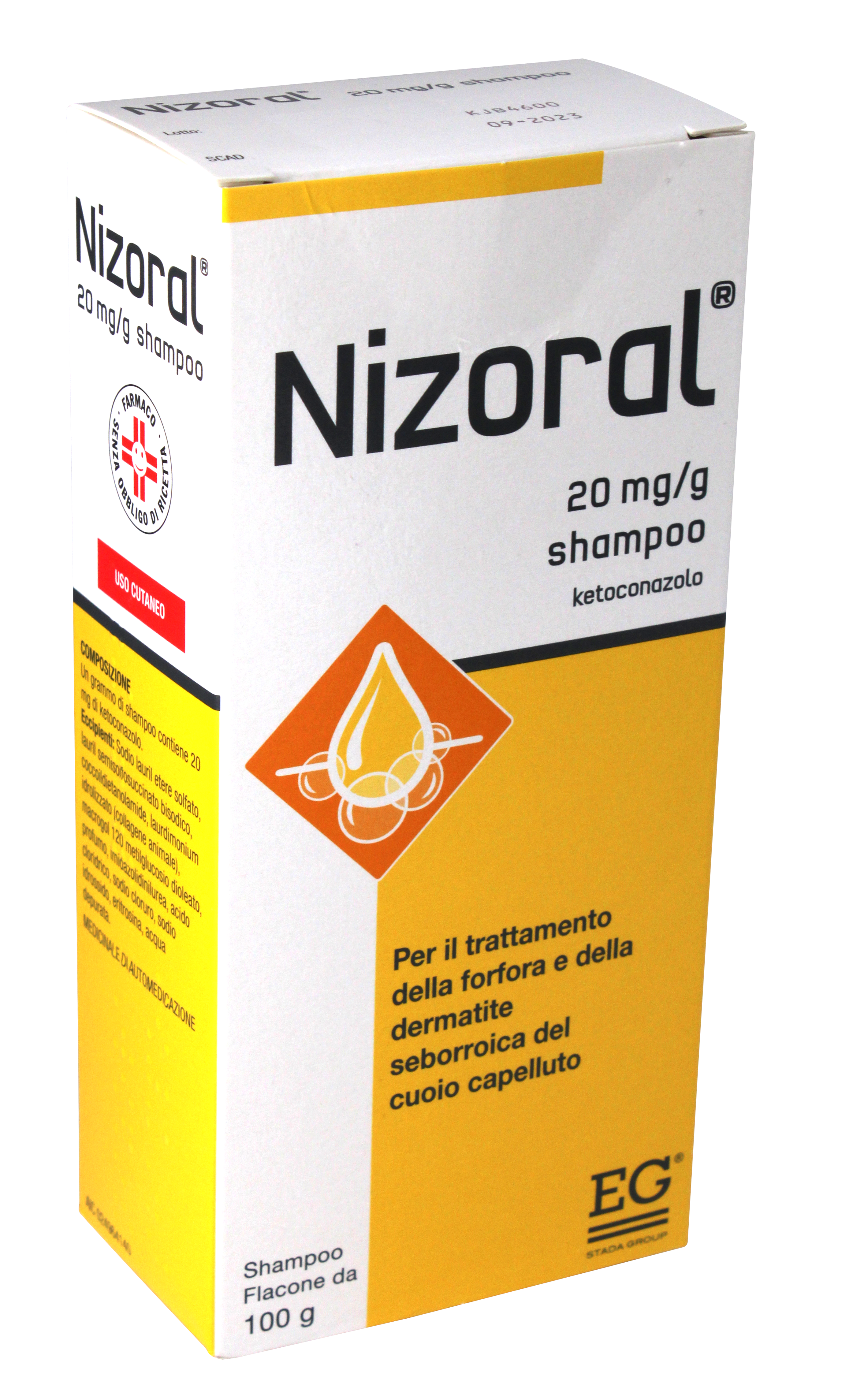 NIZORAL*SHAMPOO FL 100G 20MG/G EG SpA