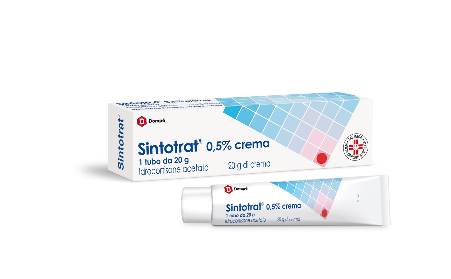 SINTOTRAT*CREMA DERM 20G 0,5% DOMPE' FARMACEUTICI SpA