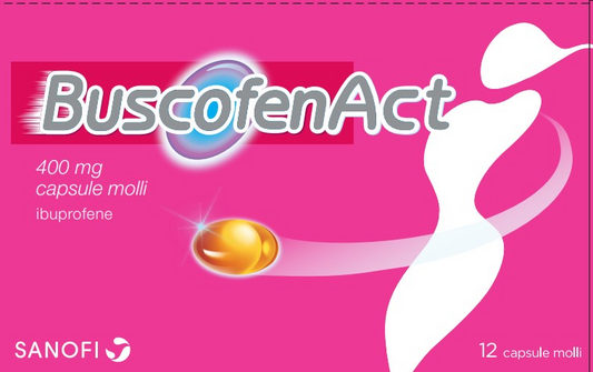 BUSCOFENACT*12CPS 400MG OPELLA HEALTHCARE ITALY Srl