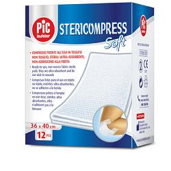 GARZA STERICOMPRESS SOFT XL TNT 36X40 CM 12 PEZZI