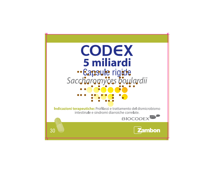 CODEX*30CPS 5MLD 250MG BIOCODEX