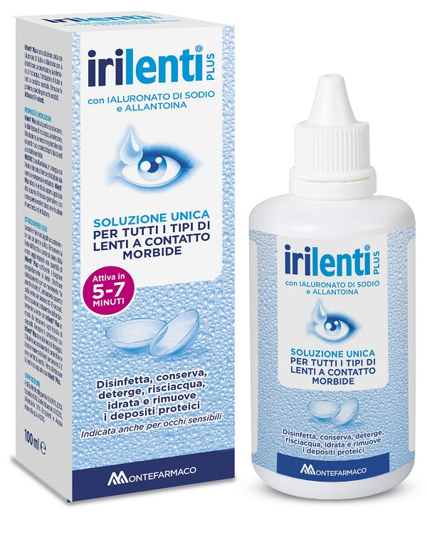 SOLUZIONE UNICA PER LENTI A CONTATTO IRILENTI 100 ML MONTEFARMACO OTC SpA