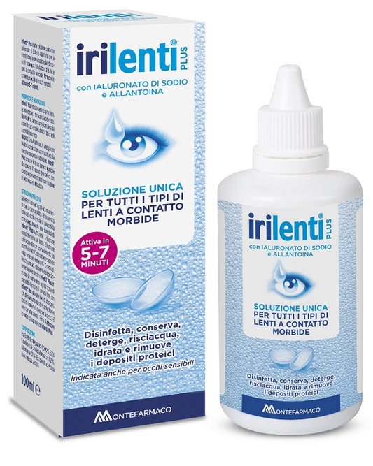 SOLUZIONE UNICA PER LENTI A CONTATTO IRILENTI 100 ML MONTEFARMACO OTC SpA