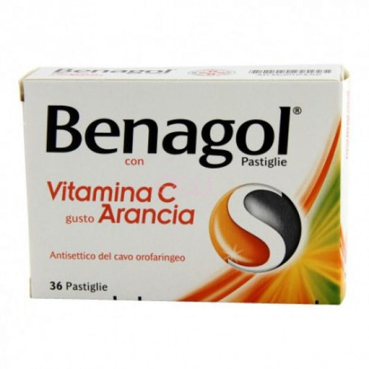 BENAGOL VIT C*36PAST ARANCIA RECKITT BENCKISER H.(IT.) SpA