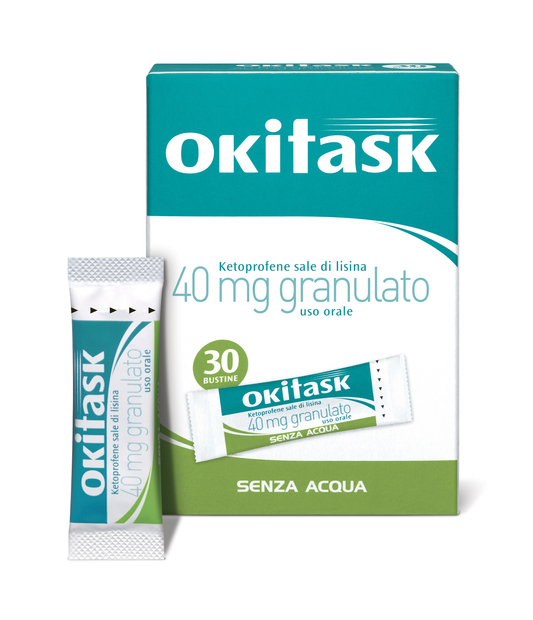 OKITASK*OS GRAT 30BUST 40MG DOMPE' FARMACEUTICI SpA