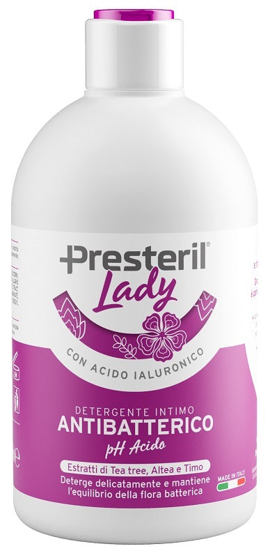 PRESTERIL LADY DETERGENTE INTIMO ANTIBATTERICO/PH ACIDO 250  ML