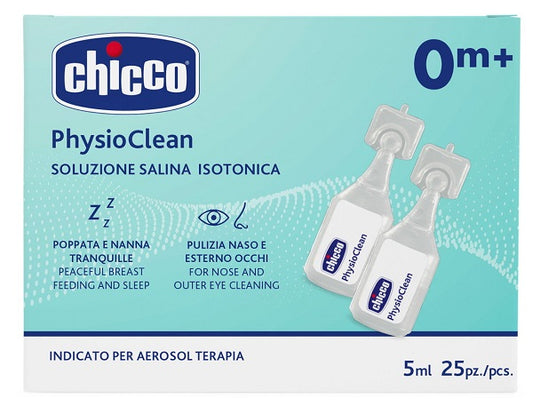 SOLUZIONE SALINA ISOTONICA PHYSIOCLEAN 25 PEZZI DA 5 ML
