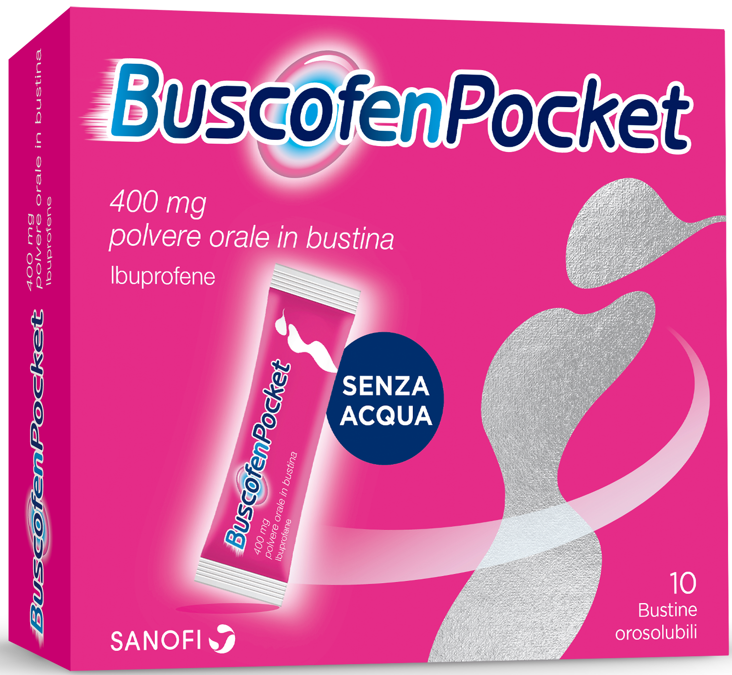 BUSCOFENPOCKET*OS 10BUST 400MG OPELLA HEALTHCARE ITALY Srl