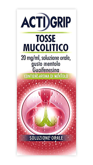 ACTIGRIP TOSSE MUCOL*FL 150ML JOHNSON & JOHNSON SpA