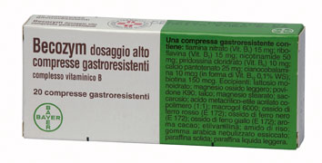 BECOZYM*20CPR GASTRORES BAYER SpA
