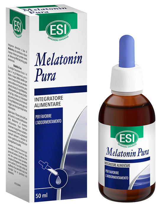 ESI MELATONIN PURA GOCCE 50 ML GUSTO ARANCIA ROSSA SENZA GLUTINE