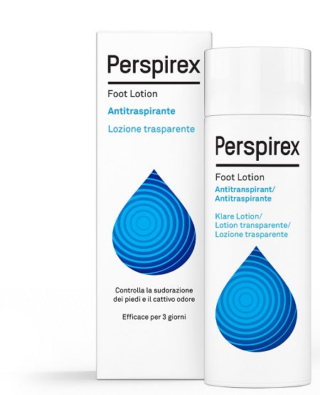 PERSPIREX FOOT LOTION ANTITRASPIRANTE LOZIONE TRASPARENTE SUDORAZIONE E CATTIVO ODORE PIEDI 100 ML RIEMANN A/S