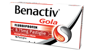 BENACTIV GOLA*16PASTL LIM MIEL RECKITT BENCKISER H.(IT.) SpA