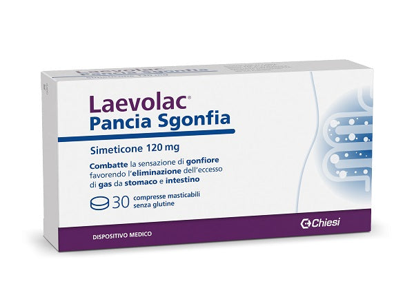 LAEVOLAC PANCIA SGONFIA 30 COMPRESSE MASTICABILI SENZA GLUTINE