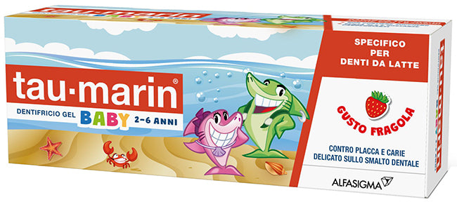 TAU MARIN DENTIFRICIO GEL BABY 2-6 ANNI 50 ML GUSTO FRAGOLA