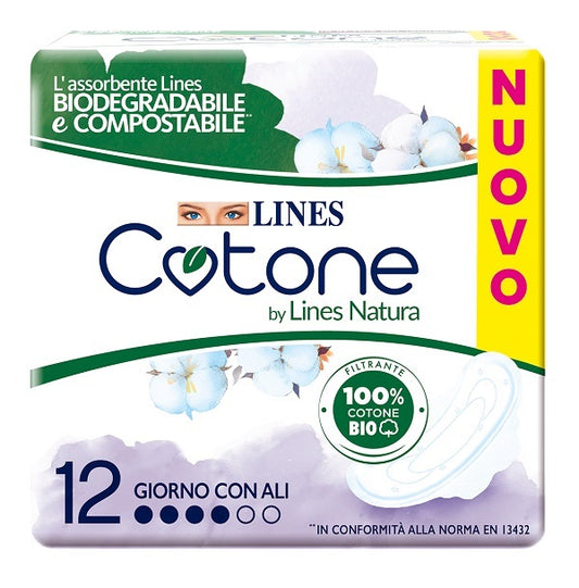 LINES COTONE BIO ULTRA ALI 12 PEZZI FATER SpA