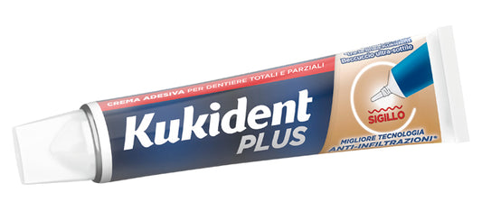 KUKIDENT PLUS BARRIERA ANTI-CIBO NEUTRO CREMA ADESIVA DENTIERE 40 G PROCTER & GAMBLE SRL