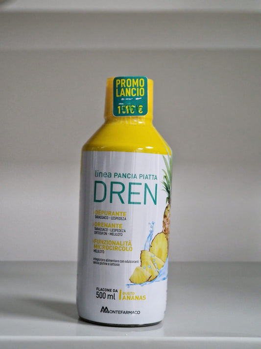 PANCIA PIATTA DREN 500 ML ANANAS MONTEFARMACO OTC SpA