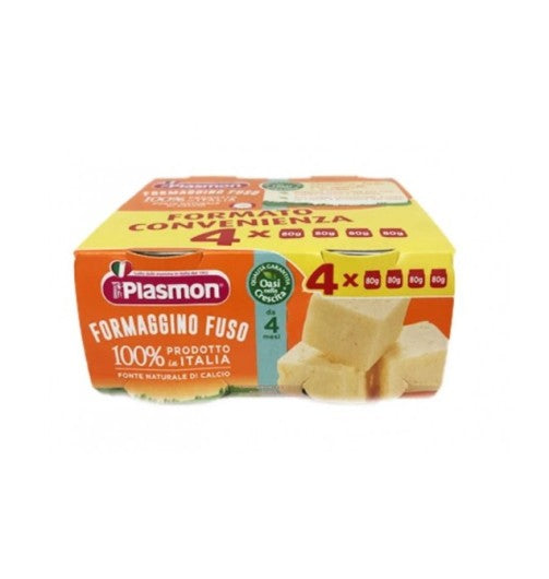 PLASMON OMOGENEIZZATO FORMAGGINO FUSO CLASSICO 4 X 80 G PLASMON (HEINZ ITALIA SpA)