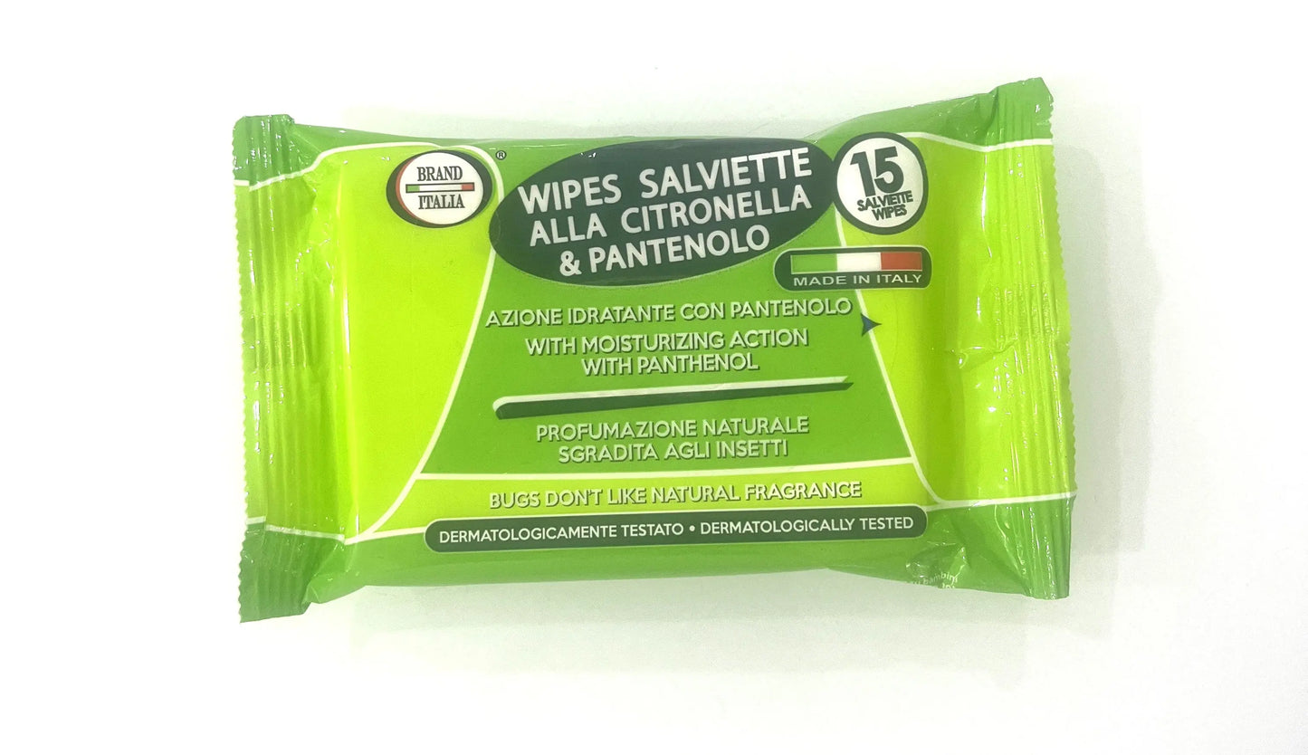 SALVIETTE ALLA CITRONELLA IDEE INNOVATIVE Srl
