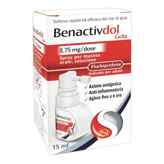 BENACTIVDOL GOLA*SPRAY15ML8,75 RECKITT BENCKISER H.(IT.) SpA