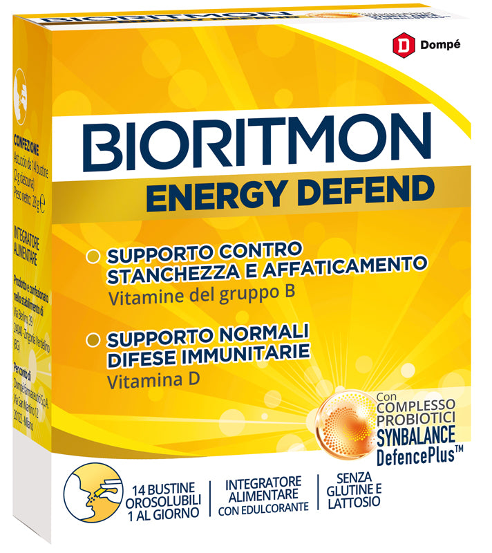 BIORITMON ENERGY DEFEND 14 BUSTINE DOMPE' FARMACEUTICI SpA