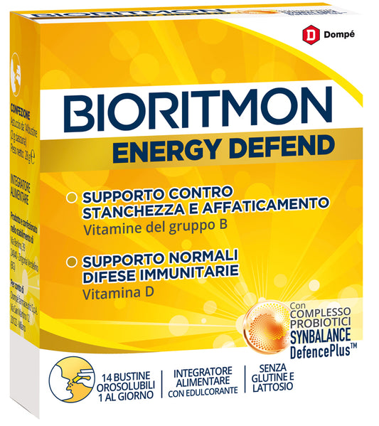 BIORITMON ENERGY DEFEND 14 BUSTINE DOMPE' FARMACEUTICI SpA