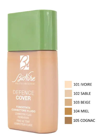 DEFENCE COVER FONDOTINTA CORRETTORE FLUIDO 102 40 ML I.C.I.M. (BIONIKE) INTERNATION
