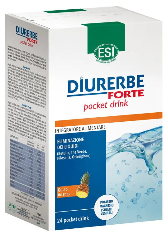 ESI DIURERBE FORTE POCKET DRINK ANANAS 24 X 20 ML ESI Srl