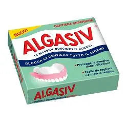 ALGASIV ADESIVO PER PROTESI DENTARIA SUPERIORE 15 PEZZI COMBE ITALIA Srl