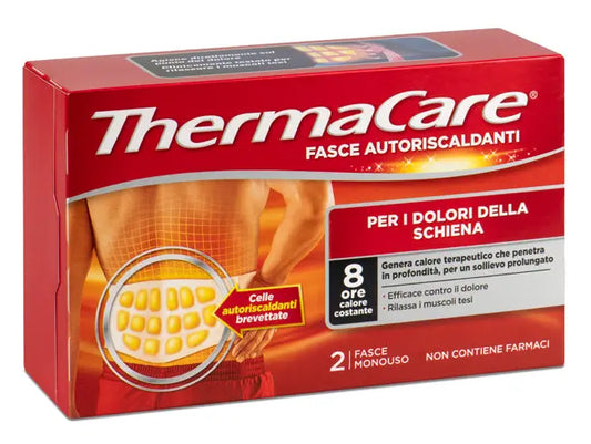 FASCIA AUTORISCALDANTE A CALORE TERAPEUTICO THERMACARE SCHIENA 2 PEZZI ANGELINI (A.C.R.A.F.) SpA