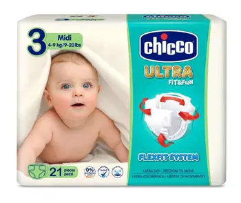 CHICCO PANNOLINO ULTRA CHICCHO MIDI 21 X 10 CHICCO (ARTSANA SpA)