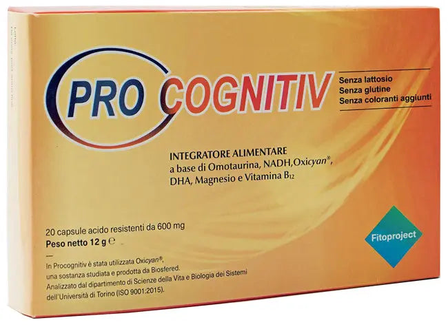PROCOGNITIV 20 CAPSULE 12 G FITOPROJECT Srl