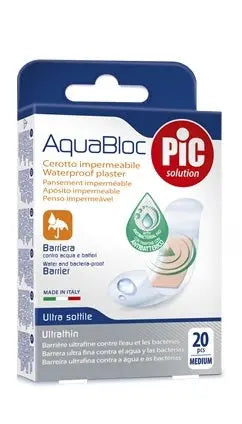 CEROTTO PIC AQUABLOC 19X72MM ANTIBATTERICO 20 PEZZI PIKDARE SpA
